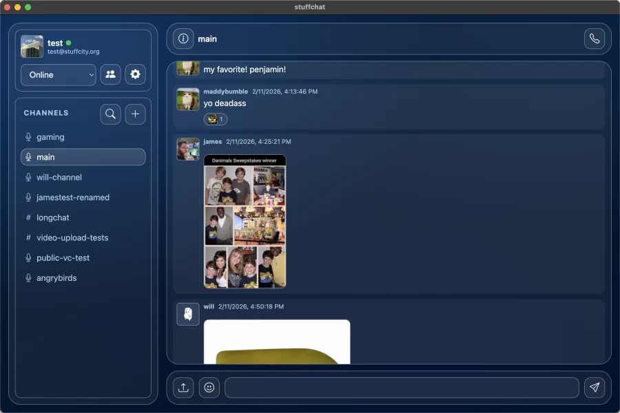 StuffChat conversation view